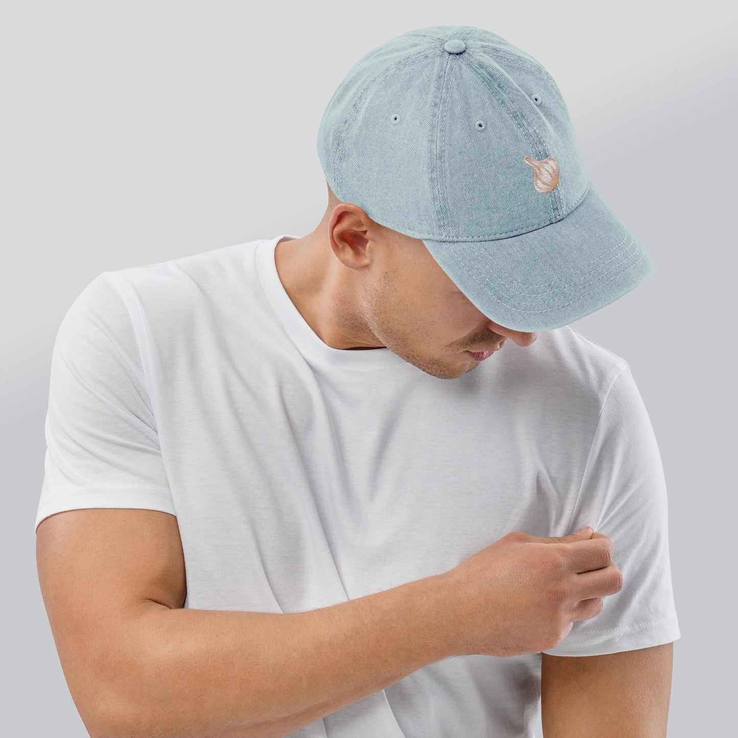 Garlic Bulb Denim Hat