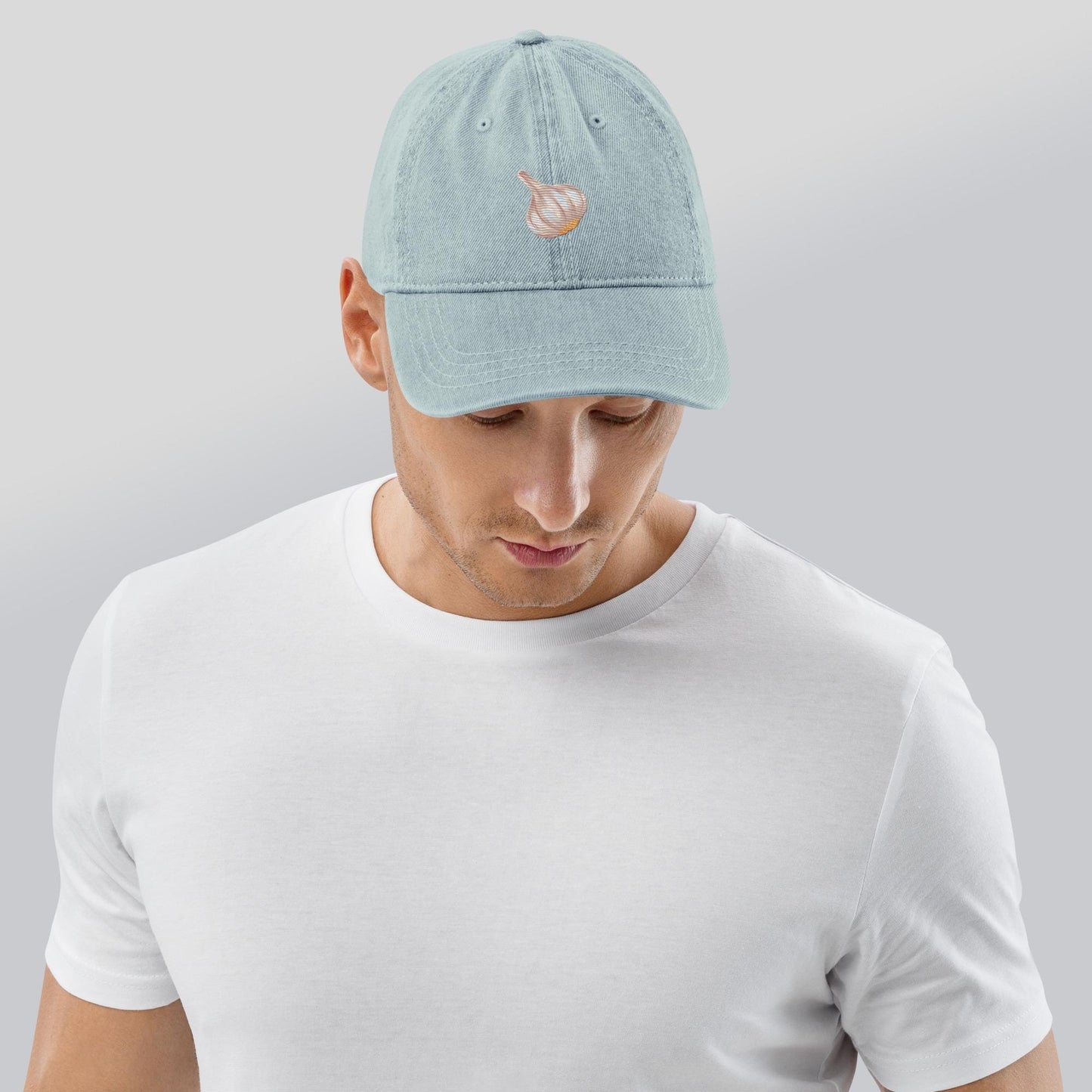 Garlic Bulb Denim Hat