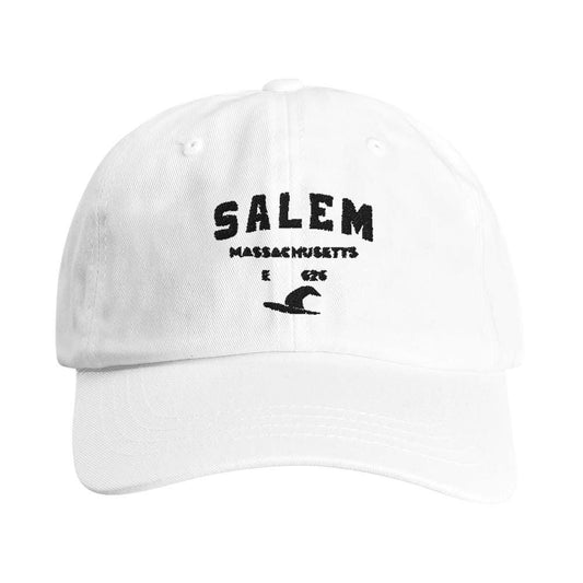 Salem Hat, embroidered Halloween hat, pumpkin, vintage baseball cap, dad, family, spooky, season, cotton hat, Halloween