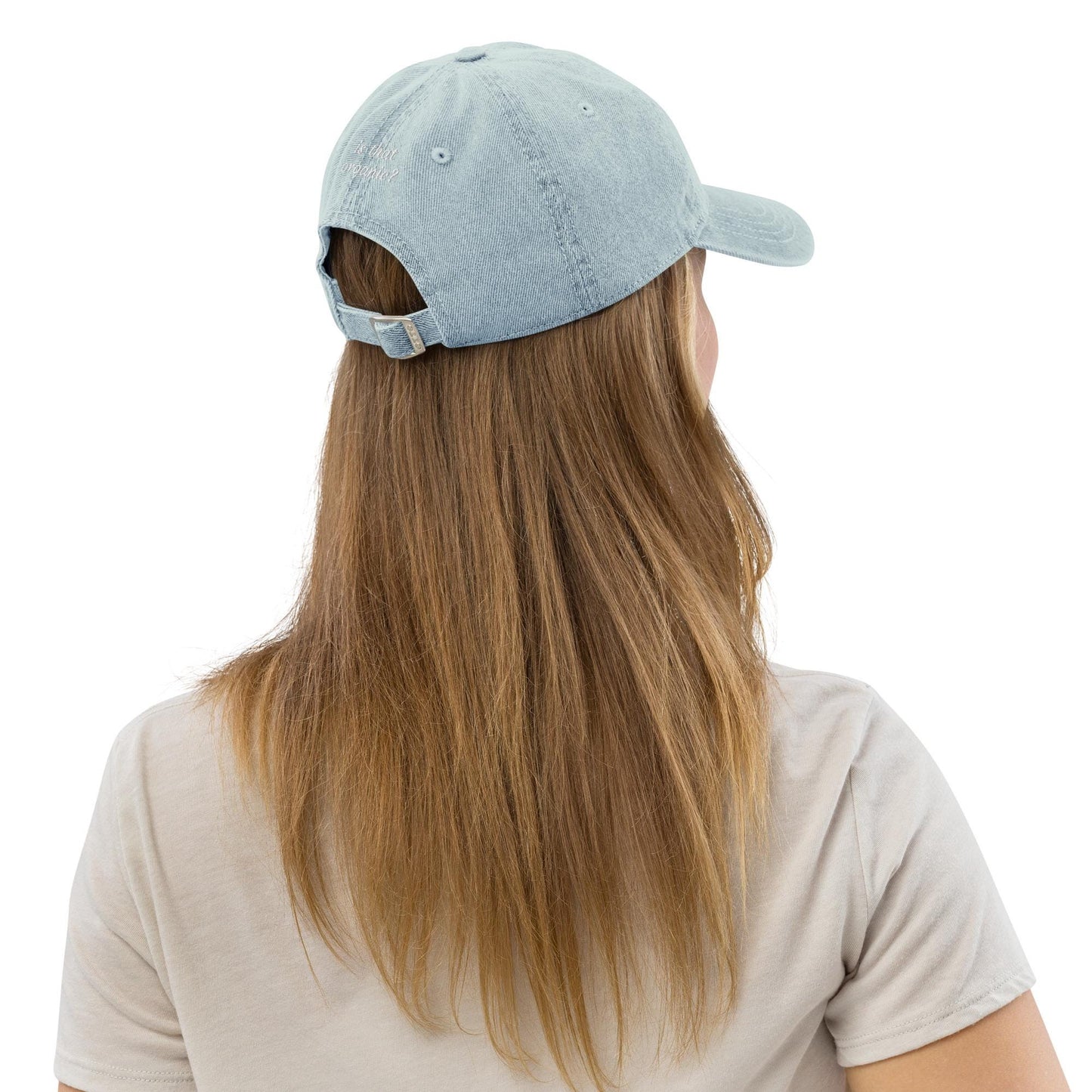 Crunchy Mama Hat, Dad Cap, Baseball cap, denim style hat, crunchy moms movement