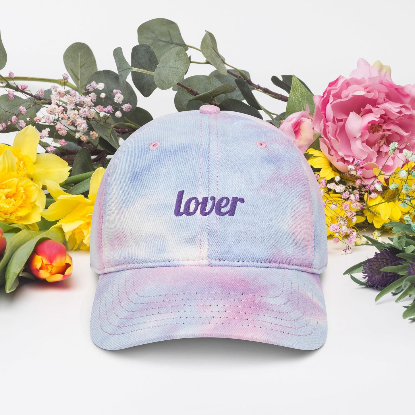 lover, cotton candy cloud, lover album, t swift, taylor swift, lover hat, baseball cap, dad hatTie dye hat