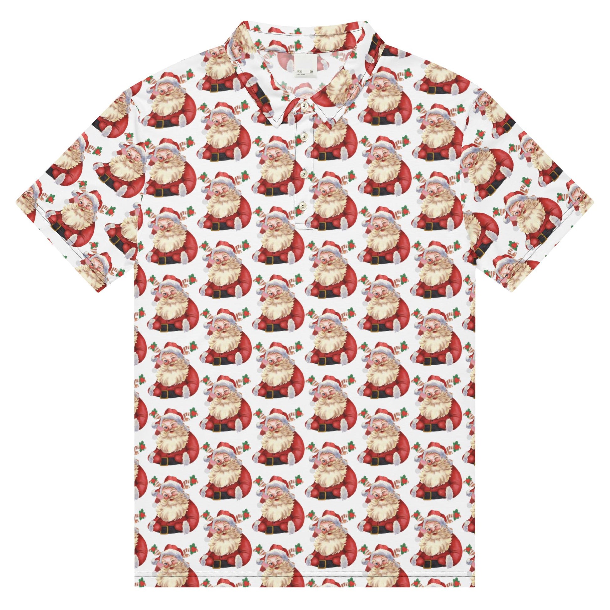 Vintage Santa Men’s slim fit polo